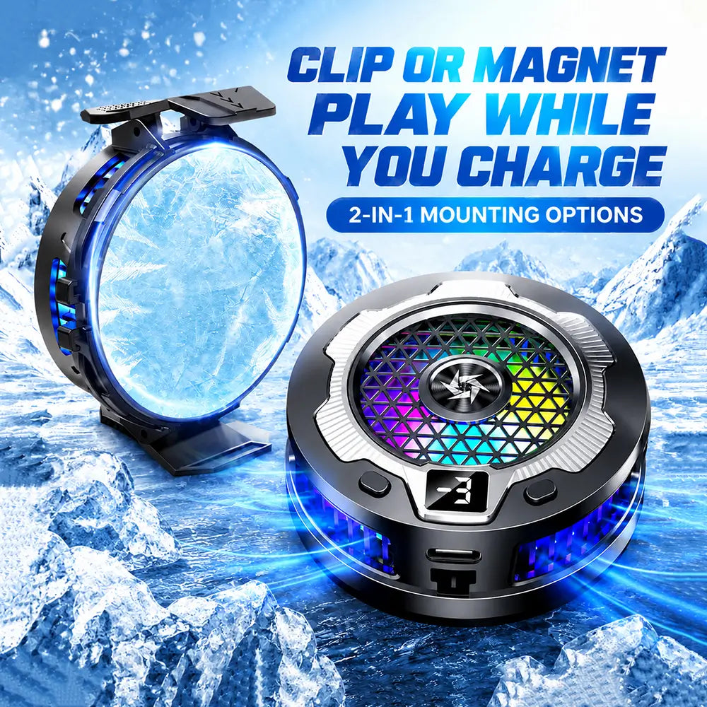 GIZMOGY SL15 Magnetic Phone Cooler With Wireless Charging