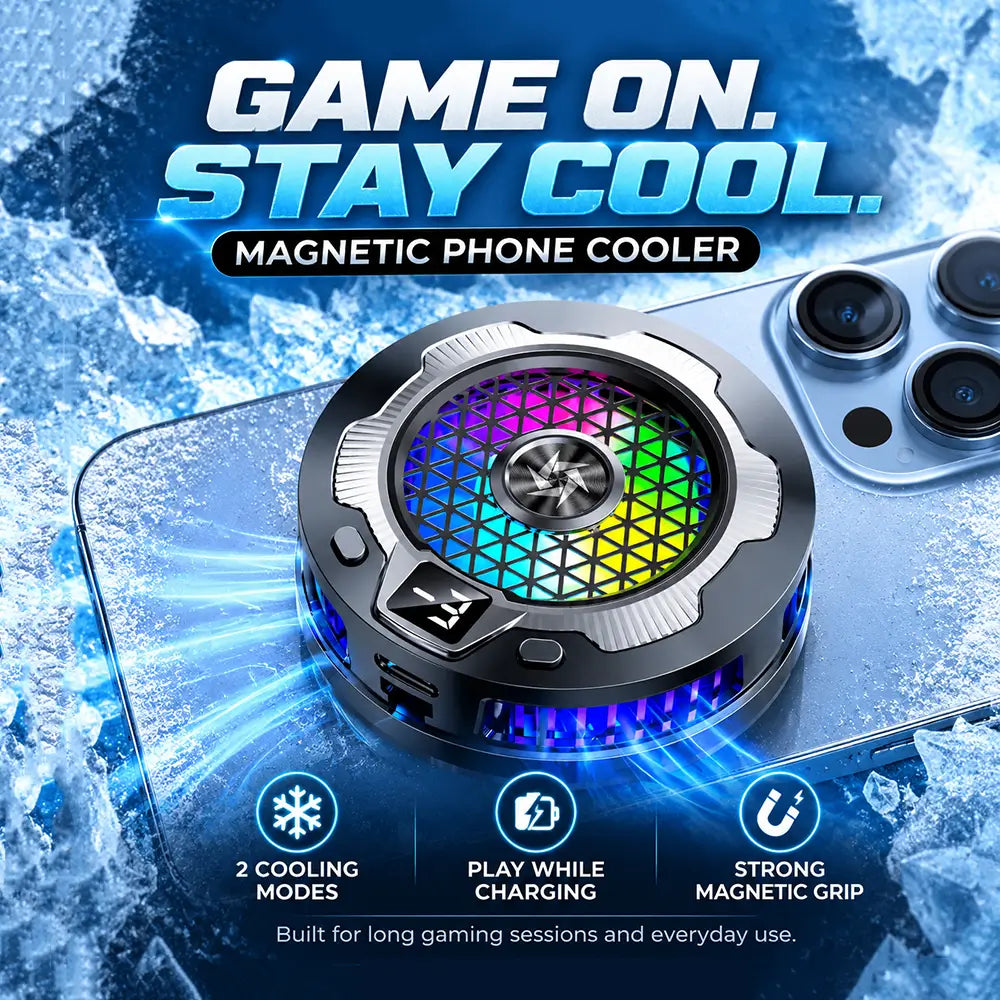 GIZMOGY SL15 Magnetic Phone Cooler With Wireless Charging