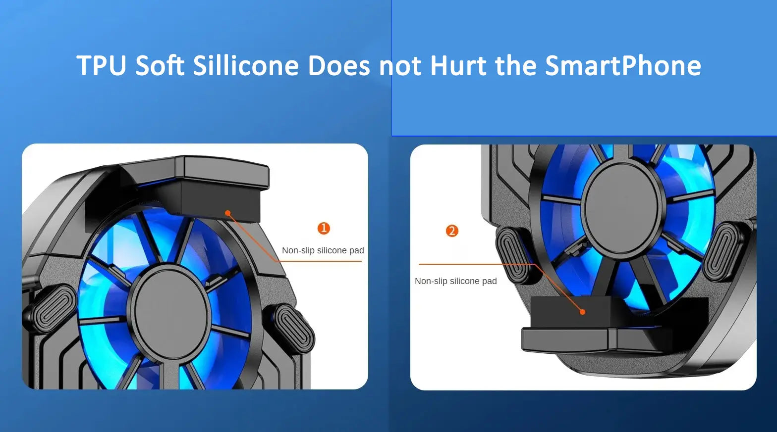 FS01 Dual Fan Phone Cooler details