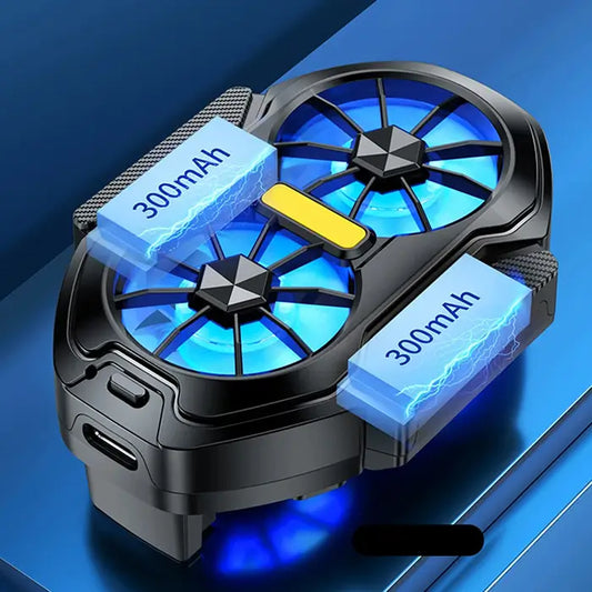 FS01 Dual Fan Phone Cooler with battery