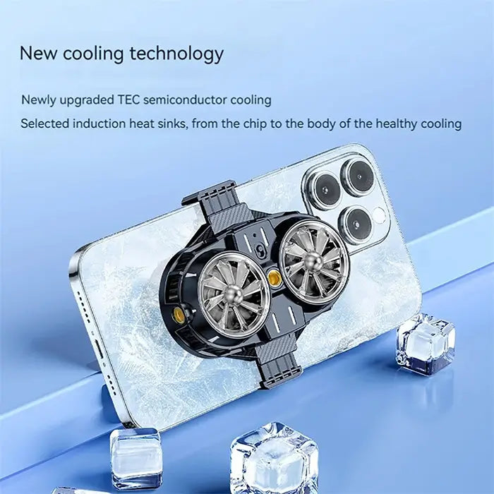 X53 Dual Fan Phone Cooler cooling technology