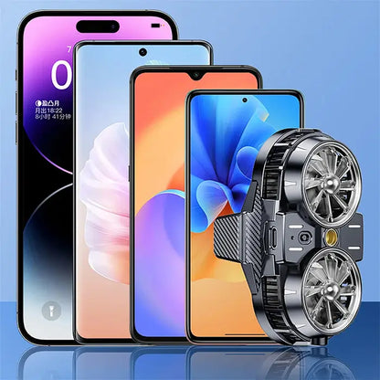 X53 Dual Fan Phone Cooler