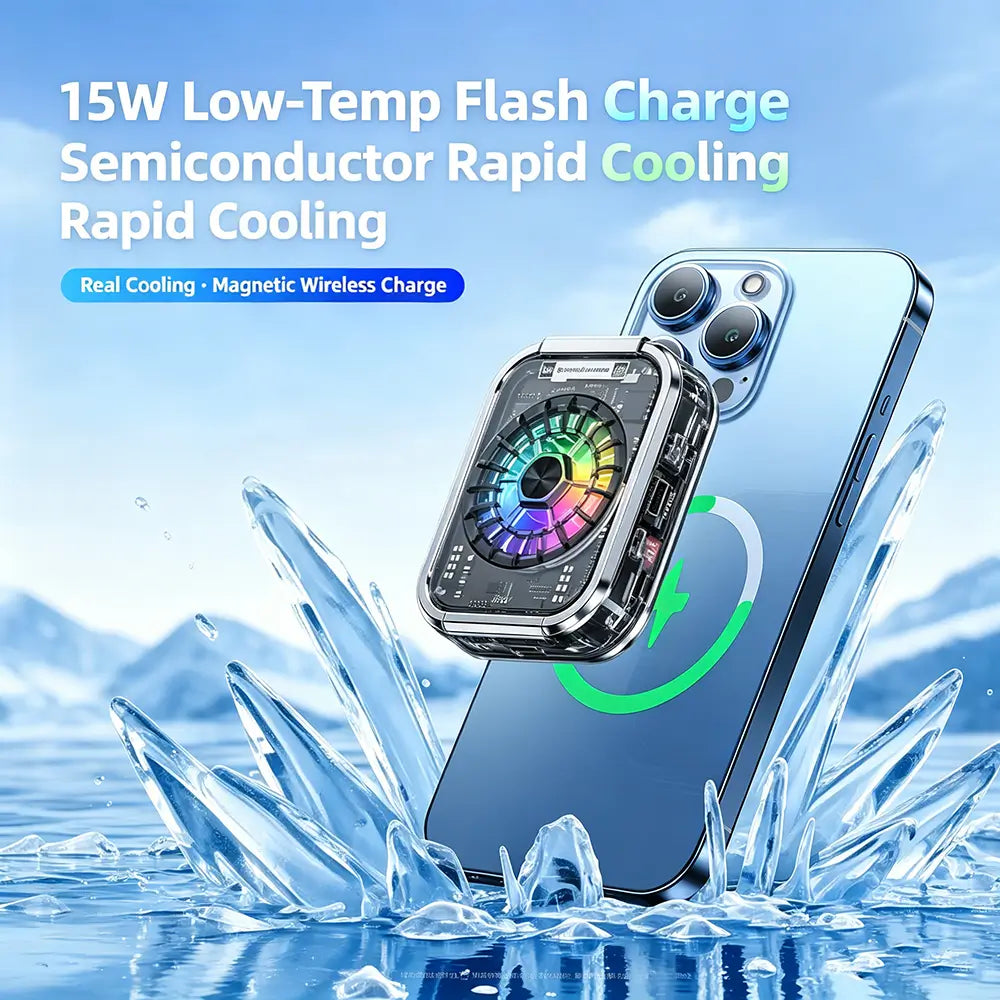 GIZMOGY TH05 Magnetic Phone Cooler with Wireless Charging