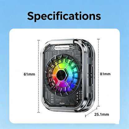 TH05 Magnetic Phone Cooler with Wireless Charging