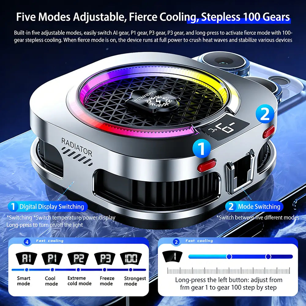 TH16 Pro Magnetic Phone Cooler