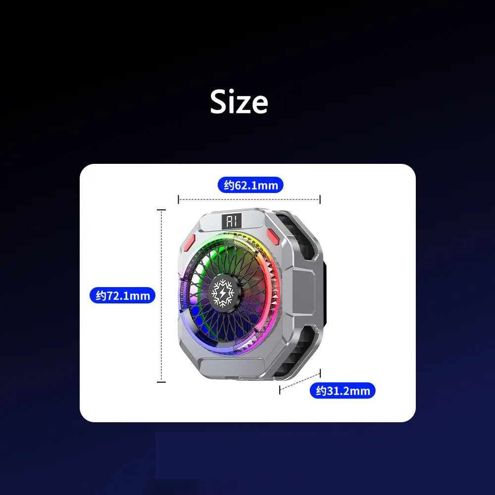 TH28 Magnetic Phone Cooler size