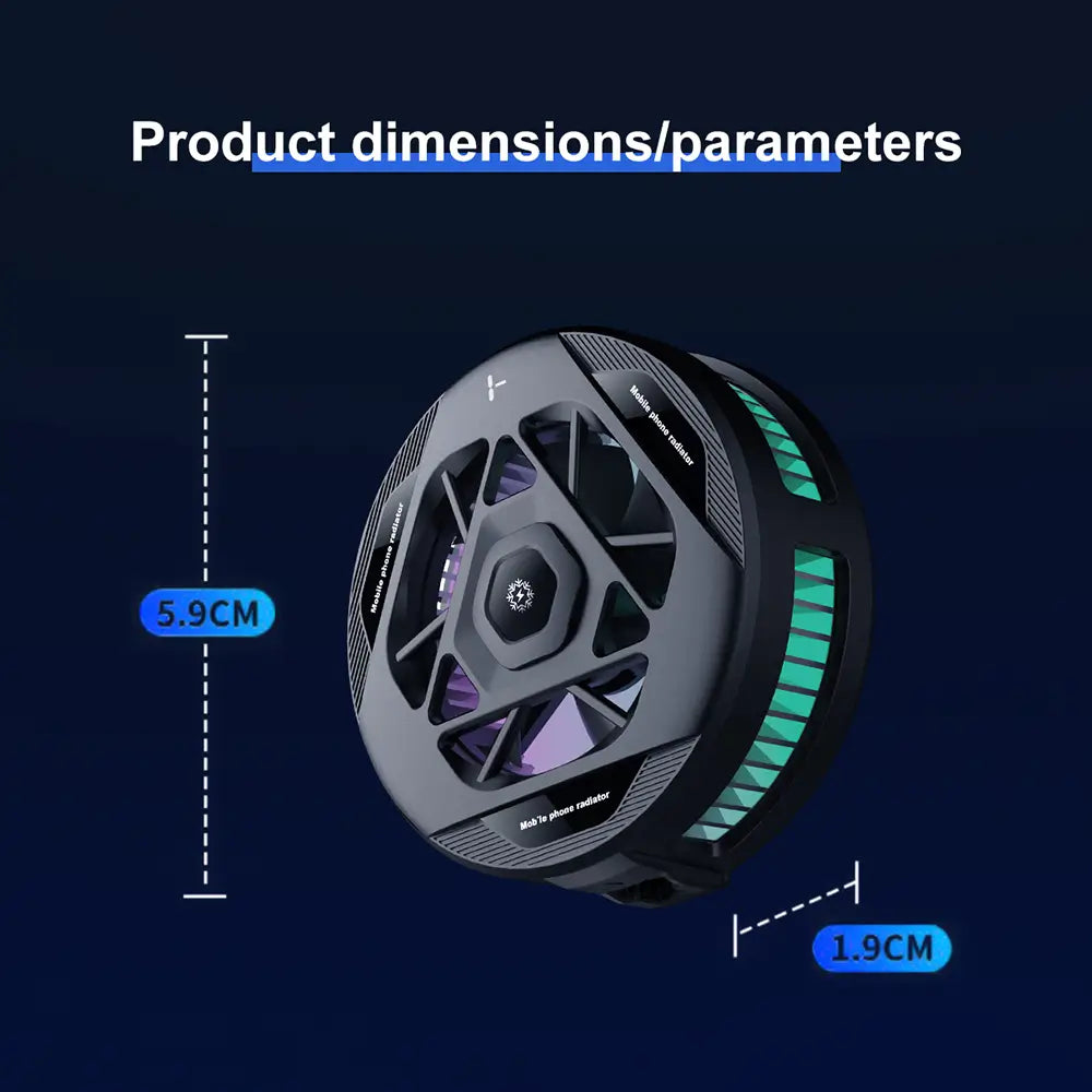 TL22 Magnetic Phone Cooler size